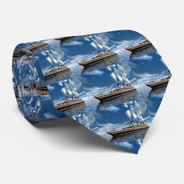 Titanic ship - 3D render.j Tie (Rolled)