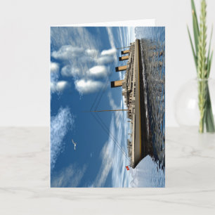 Titanic ship card