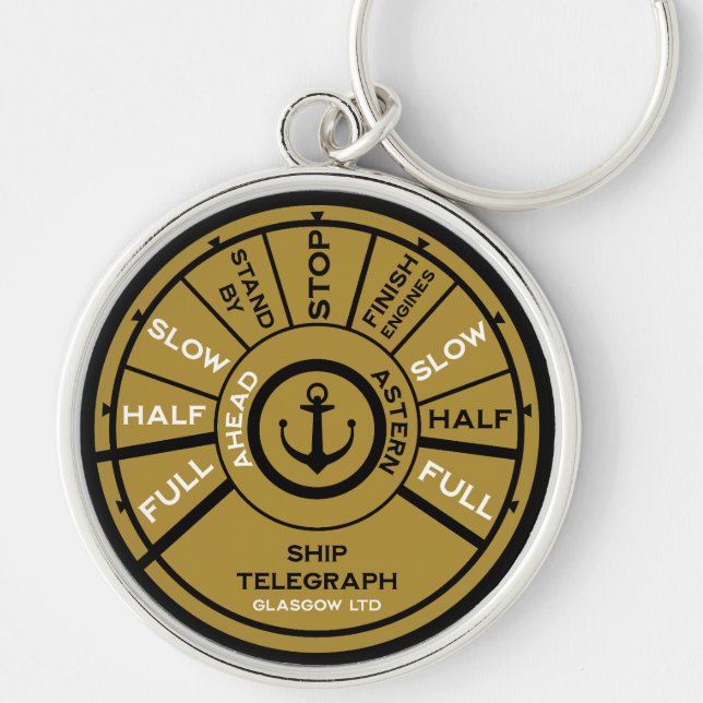 Titanic Ship Speed Keychain (Front)