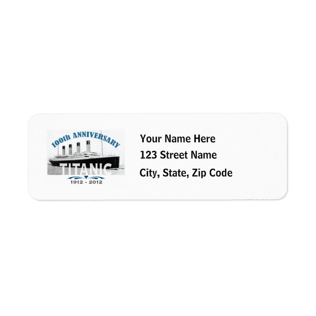 Titanic Sinking 100 Year Anniversary (Front)