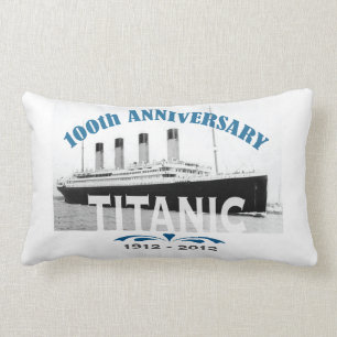 Titanic Sinking 100 Year Anniversary Lumbar Pillow