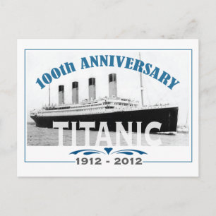Titanic Sinking 100 Year Anniversary Postcard