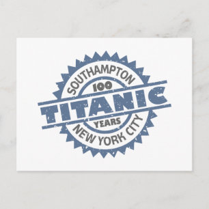 Titanic Sinking 100 Year Anniversary Postcard