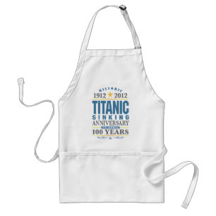 Titanic Sinking 100 Year Anniversary Standard Apron