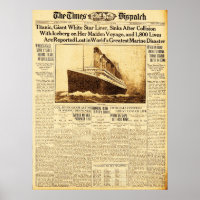 Titanic Sinks After Collision With Iceberg 1912