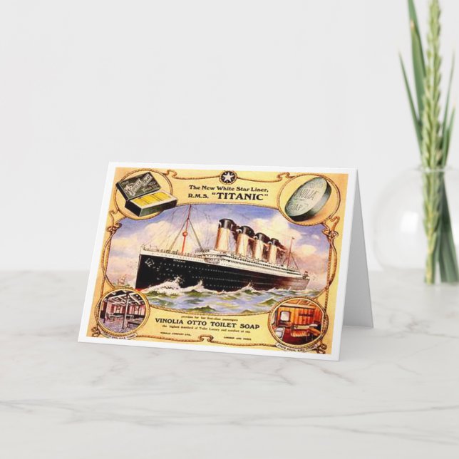 Titanic Soap Card (Front)