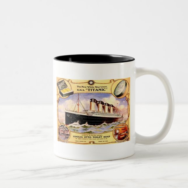 Titanic Soap Two-Tone Coffee Mug (Right)