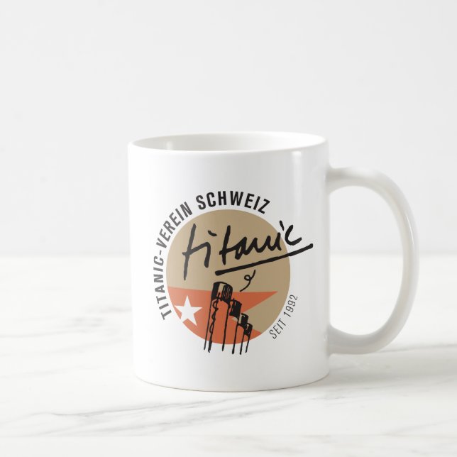 Titanic Switzerland Tasse for right-handed people Coffee Mug (Right)