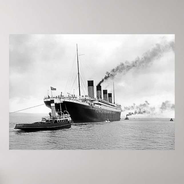 Titanic Tugs Out Poster (Front)
