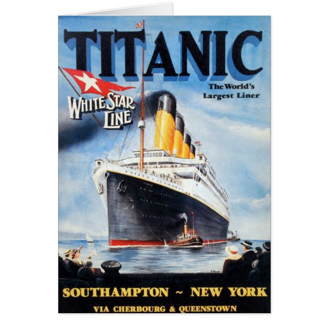 Titanic White Star Line - Le plus grand Liner du m (Devant)