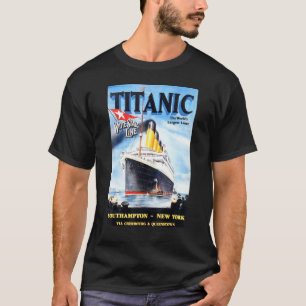 Titanic White Star Line  Worlds Largest Liner T-Shirt
