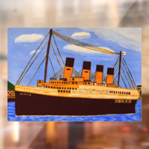 Titanic Window Cling 