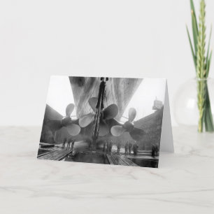 Titanic's propellers card