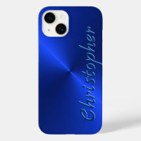 Titanium blue Stainless Steel Metallic