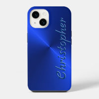 Titanium blue Stainless Steel Metallic