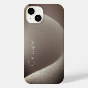 Titanium bronze Stainless Steel Print iphone 15 Case-Mate iPhone 14 Case
