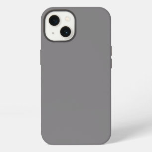 Titanium Colour Grey Shade Solid Background Grey iPhone 13 Case