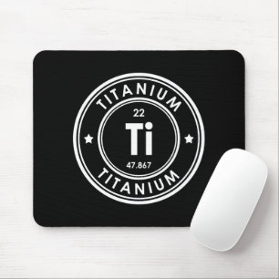 Titanium Element Black Mouse Pad