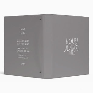 Titanium Freehand Simple Binder