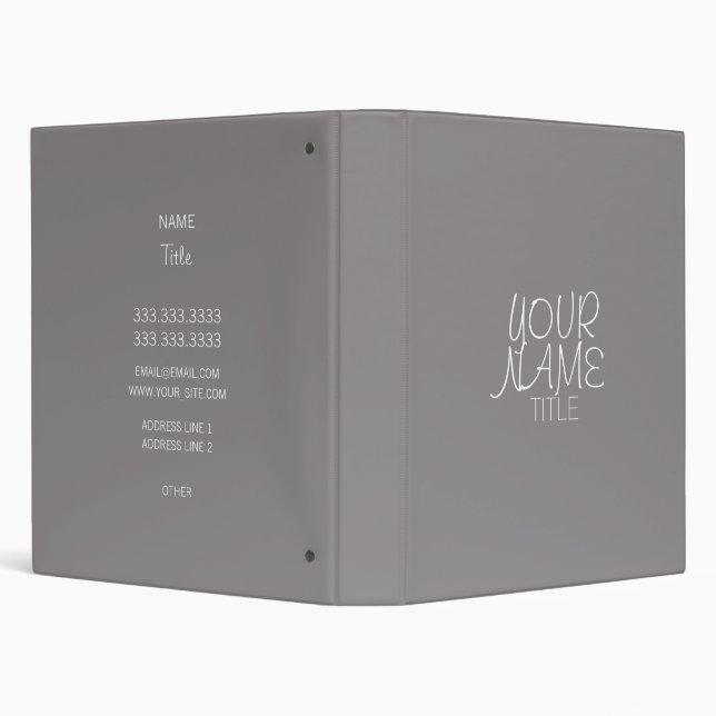 Titanium Freehand Simple Binder (Background)