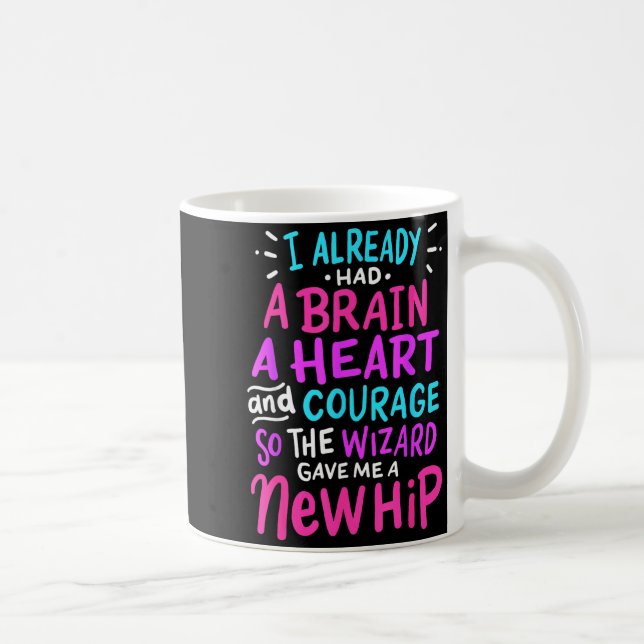 Titanium Hip Replacement Surgery Humor Funny New H Coffee Mug (Right)