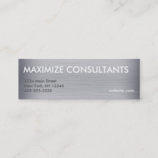 Titanium metal texture mini cards