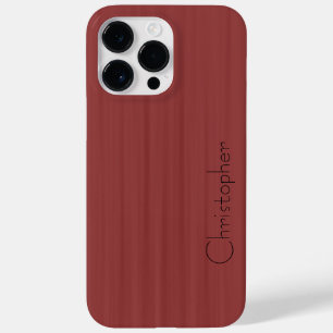 Titanium ♥️ Silver Stainless Steel Print Case-Mate iPhone 14 Pro Max Case