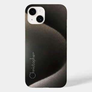 Titanium Silver Stainless Steel Print iphone 15 Case-Mate iPhone 14 Case