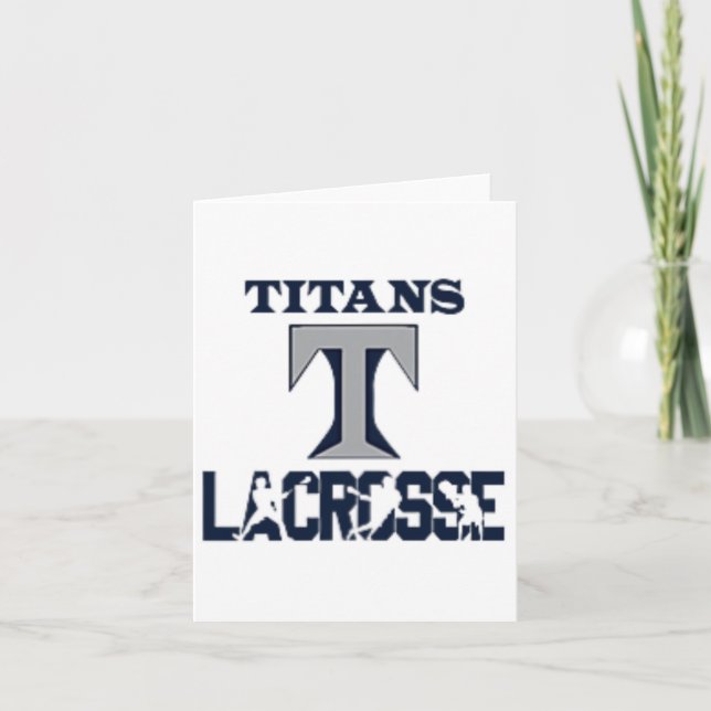 Titans Lacrosse  Card (Front)