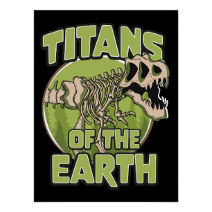 Titans of the Earth logo Poster
