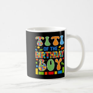Titi Of The Birthday Boy Building Block Birthday Coffee Mug