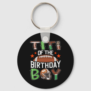 Titi Of The Birthday Boy Game Day Football Keychain