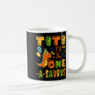 Titi Of The One-a-saurus 1st Birthday Dinosaur Par Coffee Mug