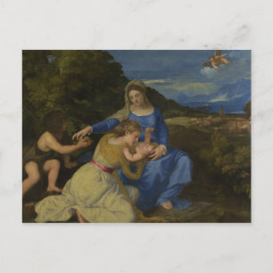 Titian - The Virgin and Child with the Infant Postcard