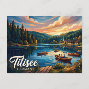 Titisee Germany Postcard