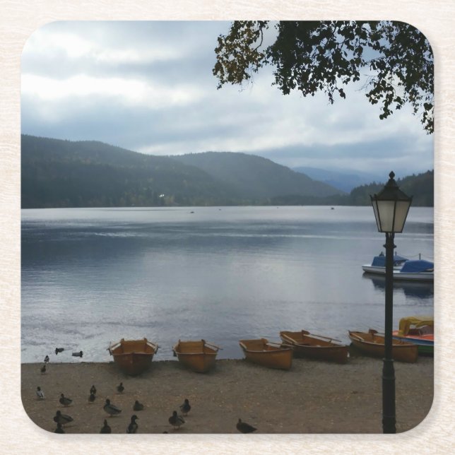 Titisee Lake Germany Paper Coaster (Front)