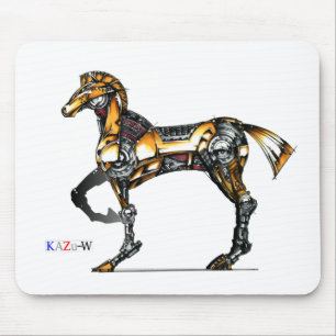 Title 00000 "Machine Horse" Mouse Pad