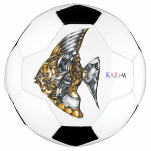 Title 00002 "Machine Fish" Soccer Ball
