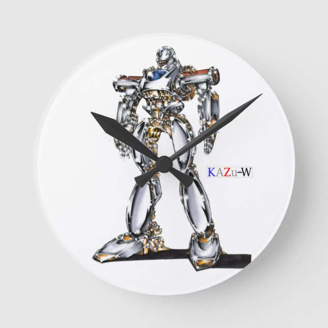 Title 00003 "The Tooth of the Smile" Round Clock (Front)