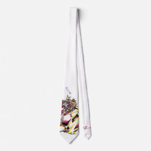 Title 00008 "Red Hero Armored Giant" Tie