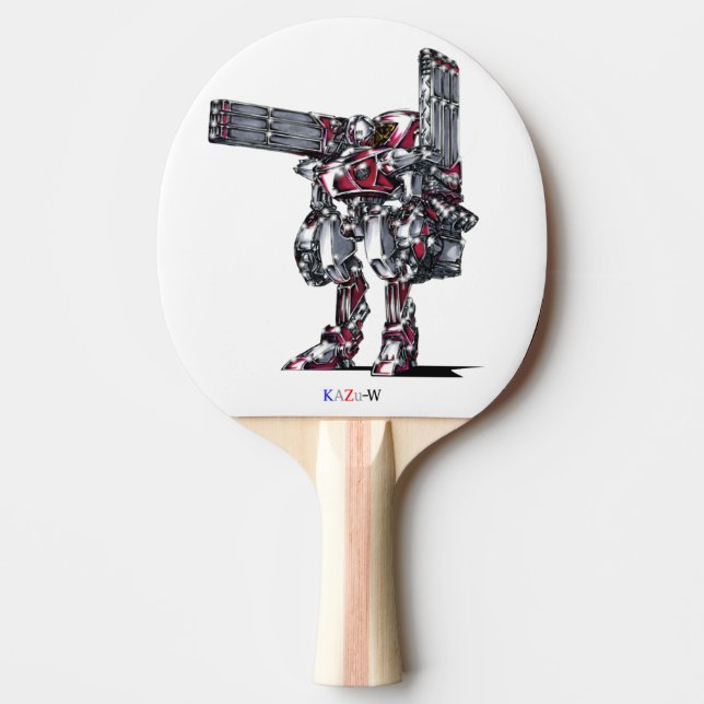 Title 00010 "High Output Particle Gun Three Series Ping Pong Paddle (Front)