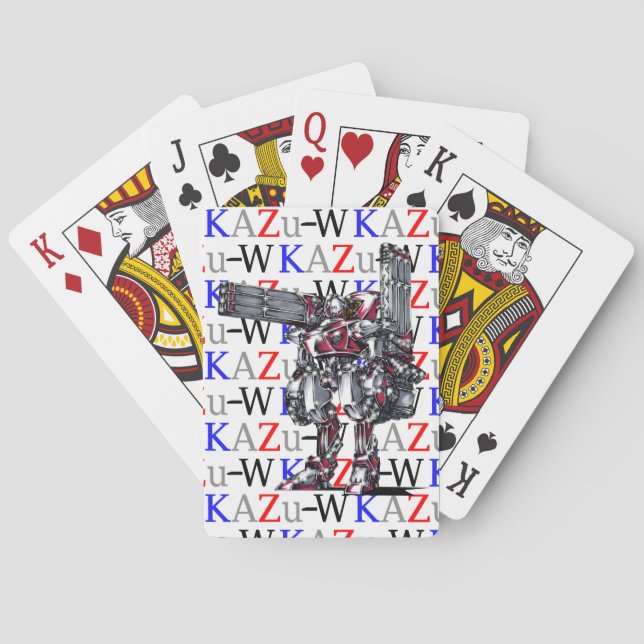 Title 00010 "High Output Particle Gun Three Series Playing Cards (Back)