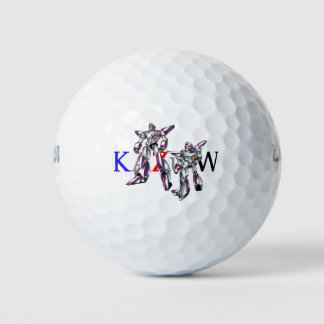 Title 00012 "Hero Robot Basic Body" Golf Balls