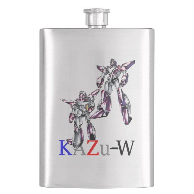 Title 00012 "Hero Robot Basic Body" Hip Flask (Front)