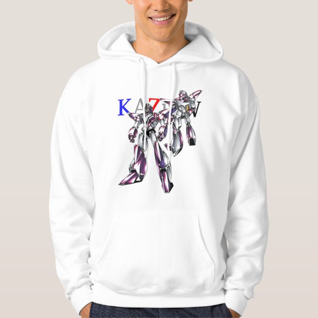 Title 00012 "Hero Robot Basic Body" Hoodie (Front)