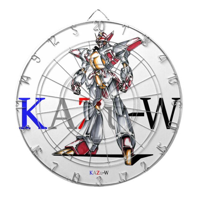 Title 00014 "The Main Character Fuselage" Dartboard (Front)