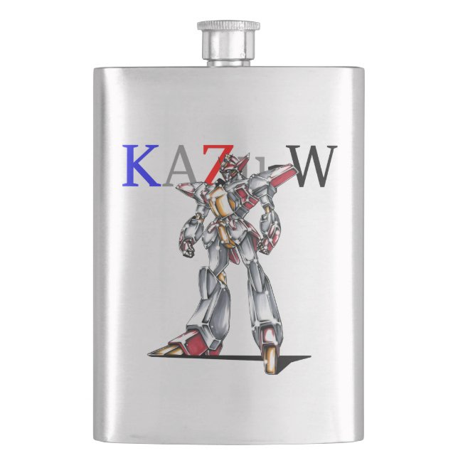 Title 00014 "The Main Character Fuselage" Hip Flask (Front)