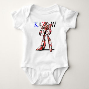 Title: 00016 "Ace Robot" Baby Bodysuit