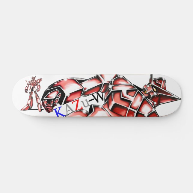 Title 00016 "Ace Robot" Pattern 1 Skateboard (Horz)