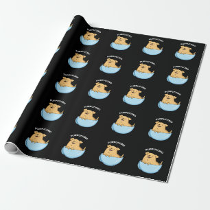 title_black Dark BG Wrapping Paper